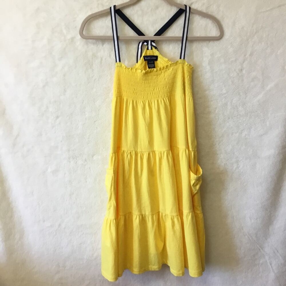 Ralph Lauren Girl Yellow Adorable Summer Dress - Picture 1 of 12